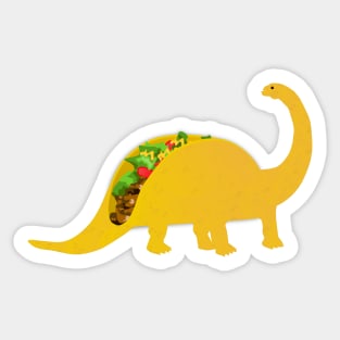 Tacosaurus - Funny Dinosaur Sticker
